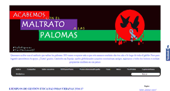 Desktop Screenshot of acabemosconelmaltratoalaspalomas.com